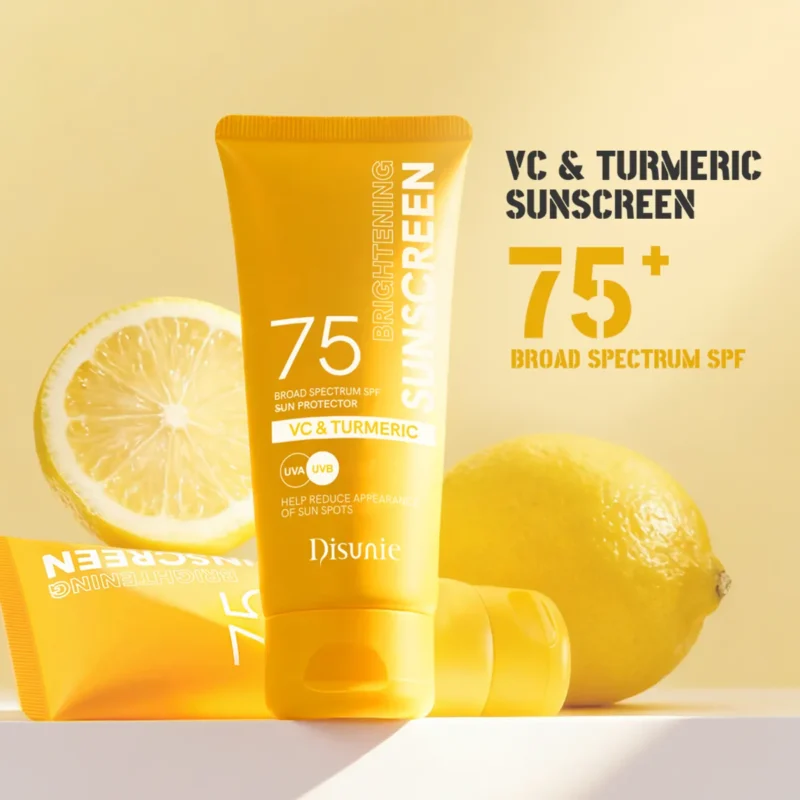 Disunie VC & Turmeric Sunscreen SPF 75 Wholesale | Bulk Supplier
