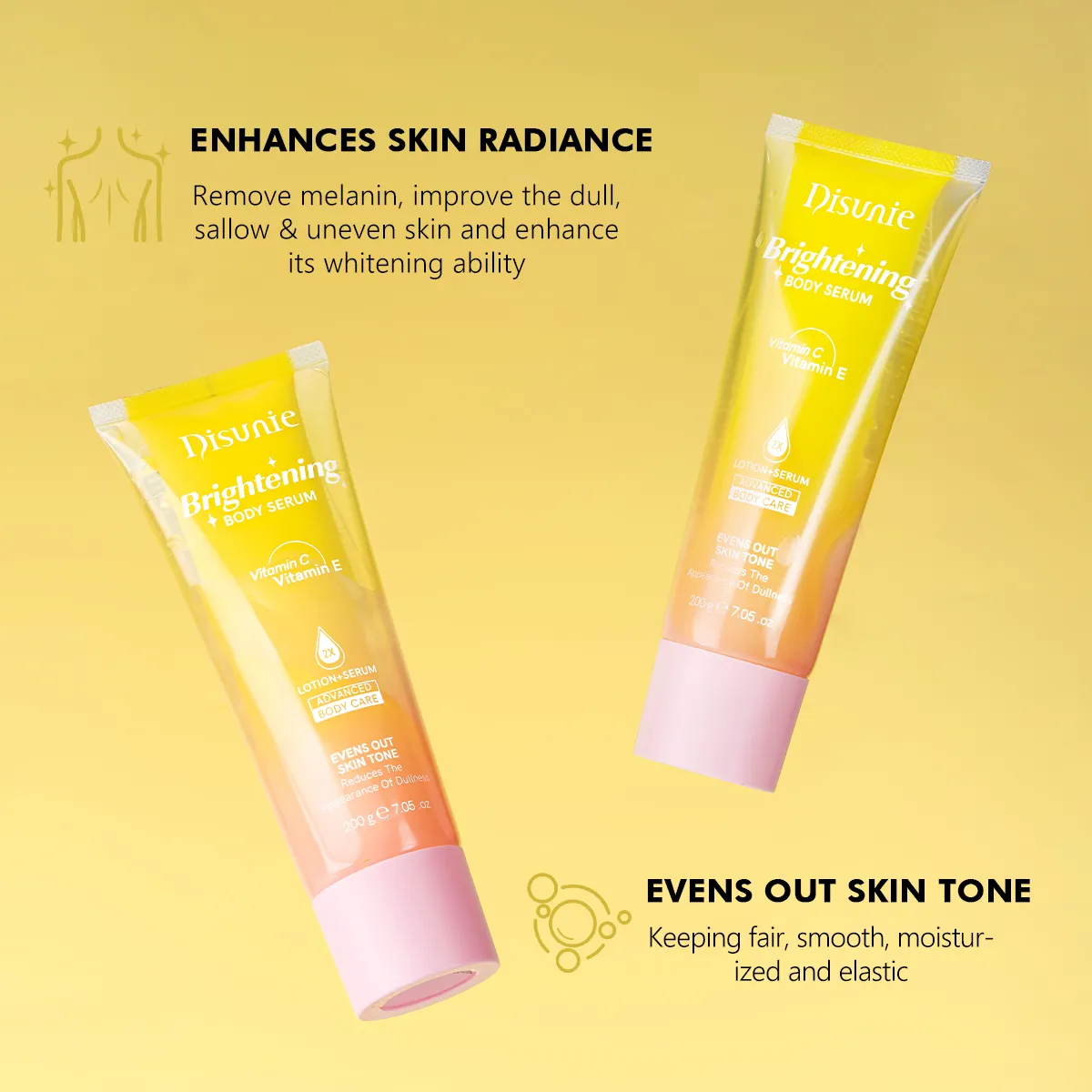 Disunie Brightening Body Serum Vitamin C & Vitamin E Wholesale | Bulk Supplier