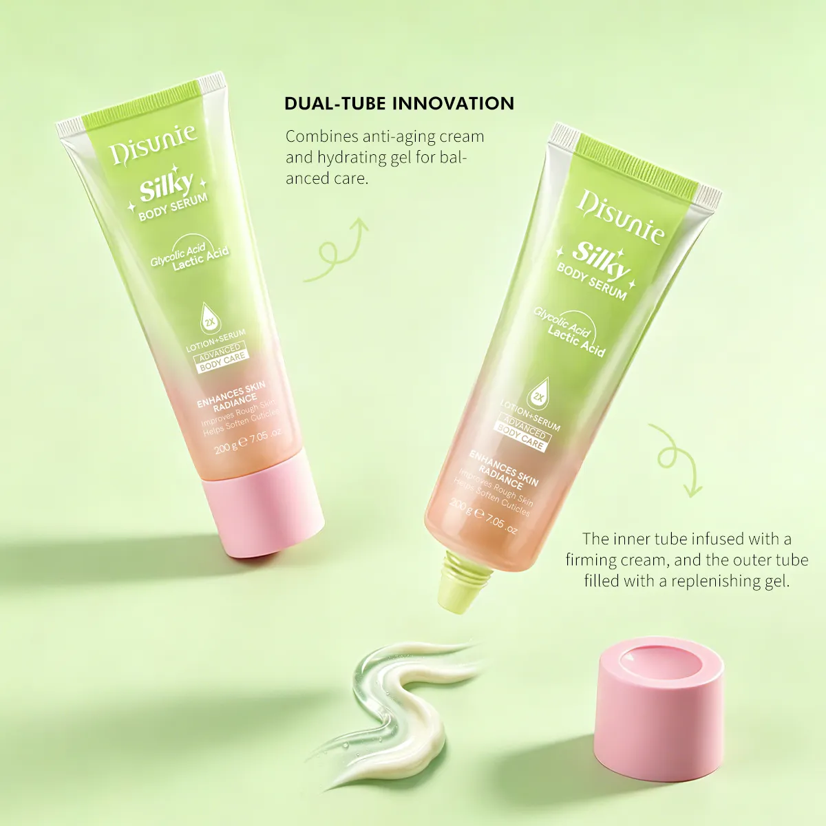 Disunie Glycolic Acid & Lactic Acid Body Serum Supplier & Distributor