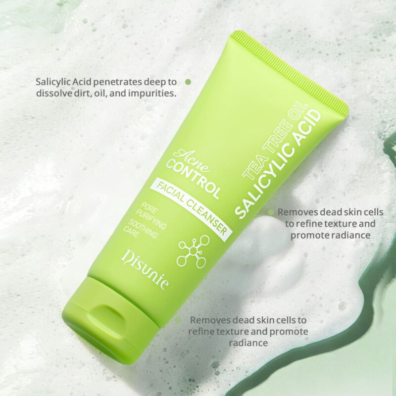 Disunie Salicylic Acid & Tea Tree Oil Facial Cleanser Supplier | Bulk Wholesale
