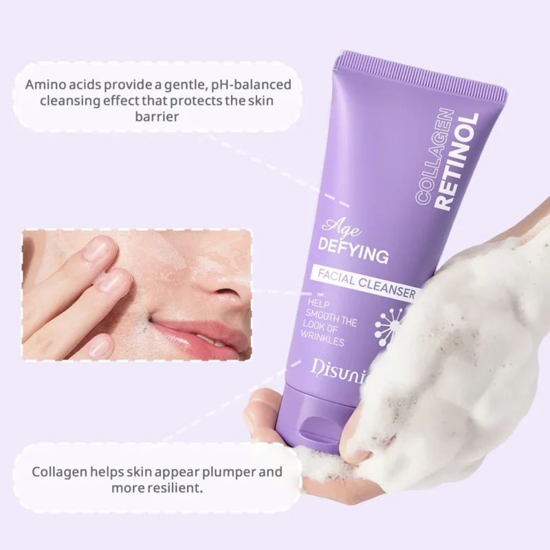 Retinol & Collagen Facial Cleanser Distributor | Wholesale Partnership