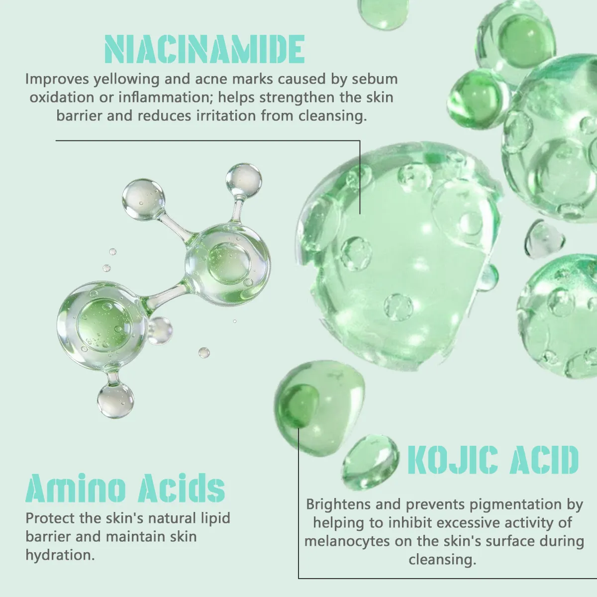 Disunie Kojic Acid & Niacinamide Facial Cleanser Supplier | Bulk Wholesale