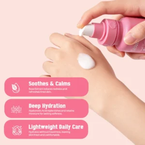 Disunie Rose & Hyaluronic Acid Facial Lotion Distributor | Wholesale Partnership