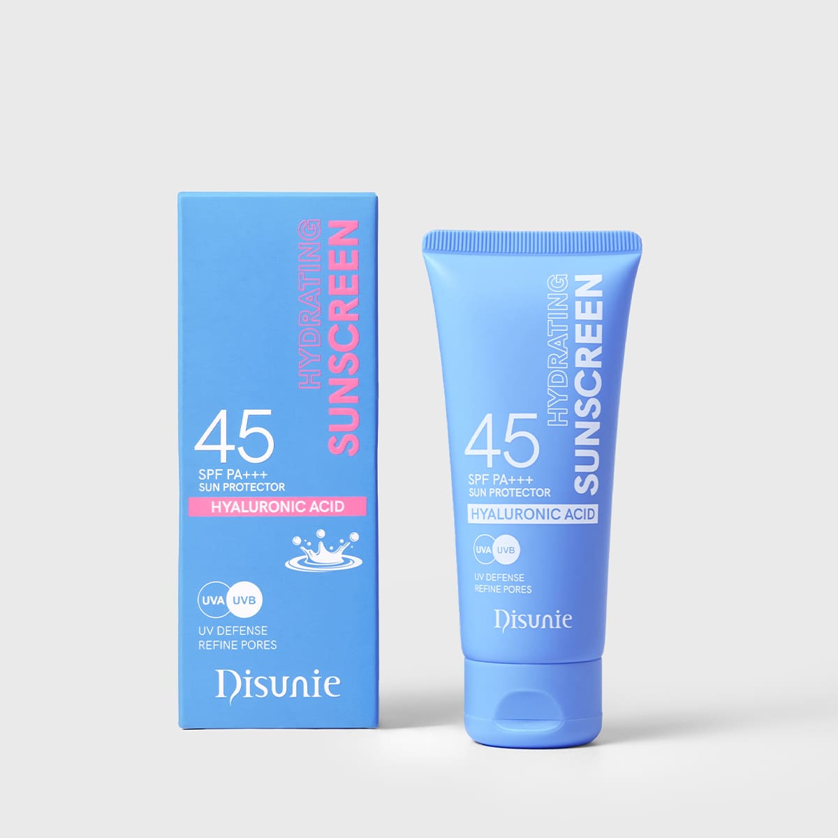 DE8210 Disunie Hyaluronic Acid Sunscreen SPF 45+ Wholesale | Hydrating Bulk Supplier