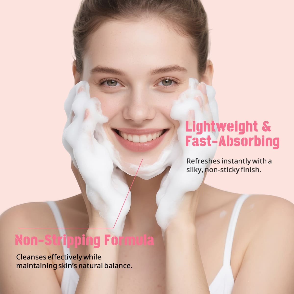 Disunie Rose & Hyaluronic Acid Facial Cleanser