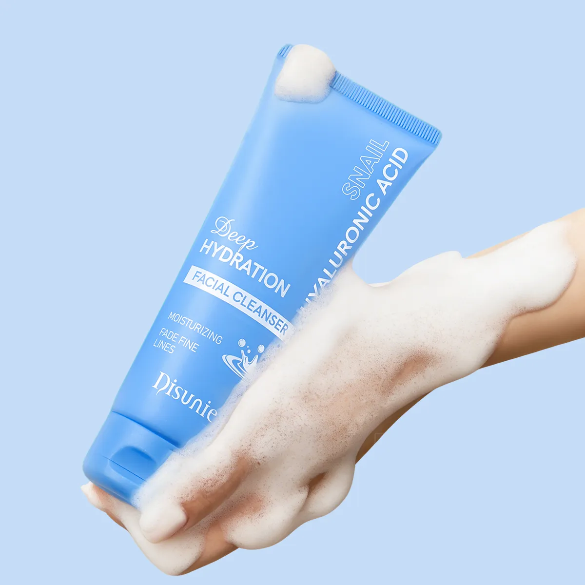 Disunie Hyaluronic Acid & Snail Facial Cleanser Wholesale | Bulk Supplier