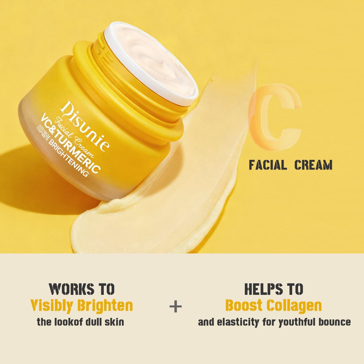 Disunie Vitamin C & Turmeric Facial Cream