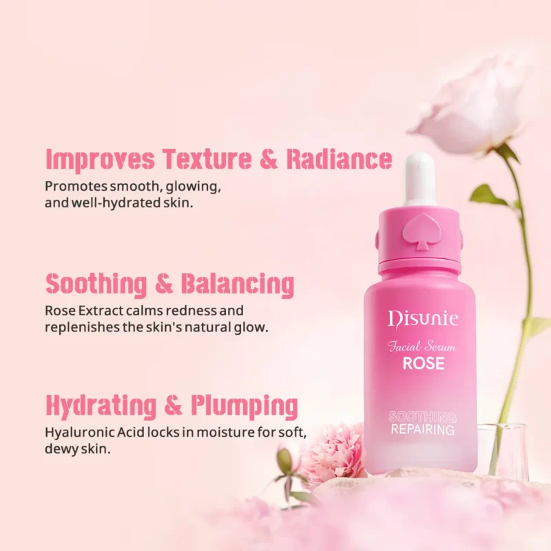 Disunie Rose & Hyaluronic Acid Facial Serum Supplier | Bulk Wholesale