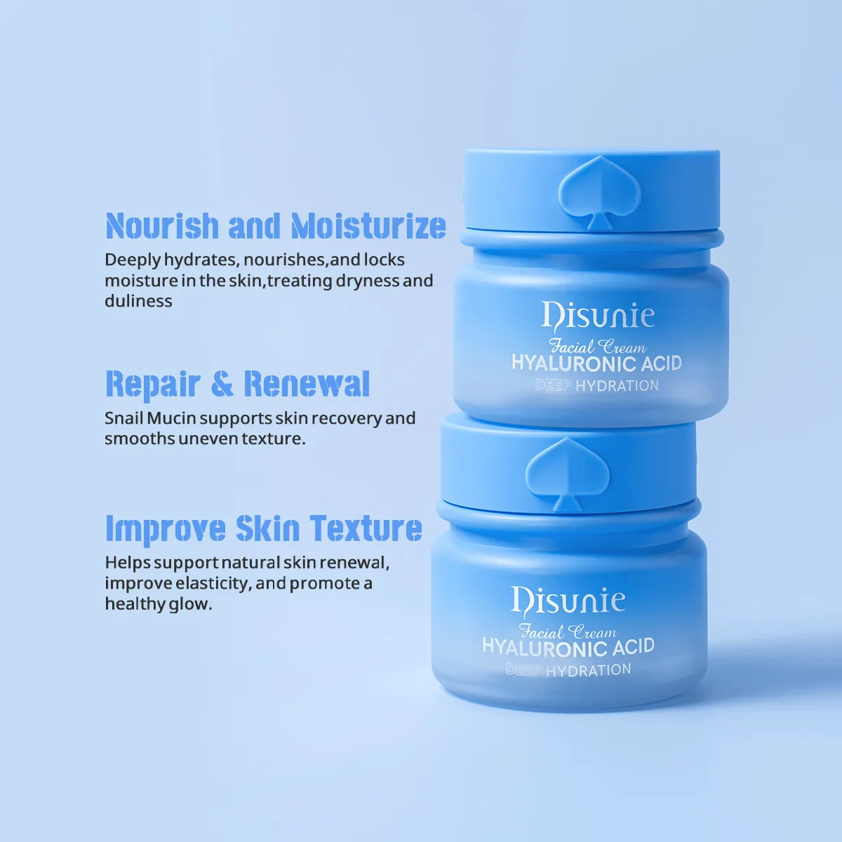 Disunie Hyaluronic Acid & Snail Facial Cream Distributor | Bulk Wholesale
