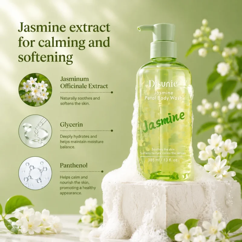 Disunie Jasmine Petal Body Wash Supplier | Calming & Gentle Bulk Wholesale