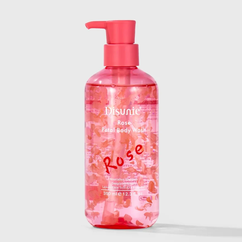 Disunie Rose Petal Body Wash Wholesale | Hyaluronic Acid Bulk Supplier