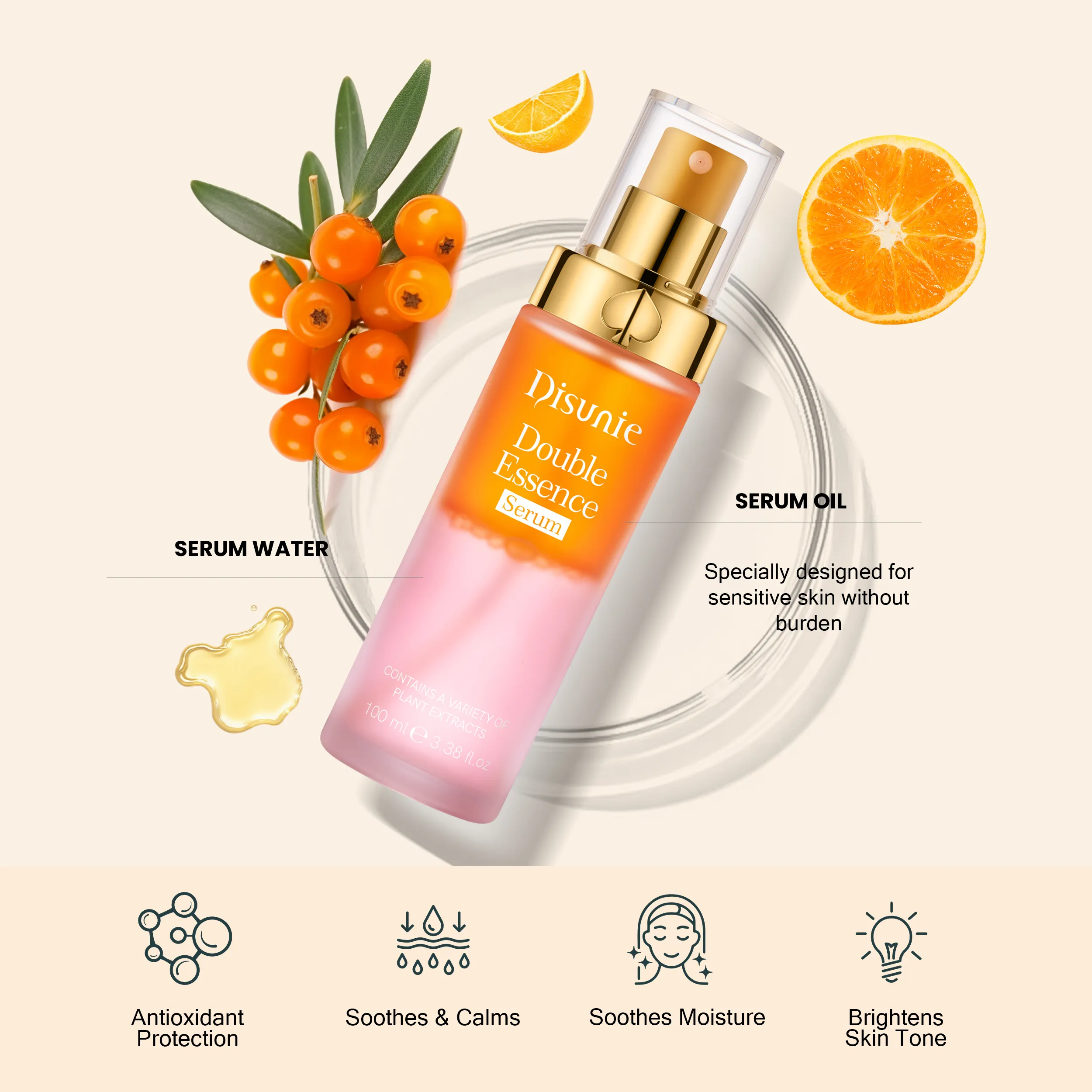 Disunie Grape Seed Oil Serum Vitamin E & Lavender Wholesale | Bulk Supplier