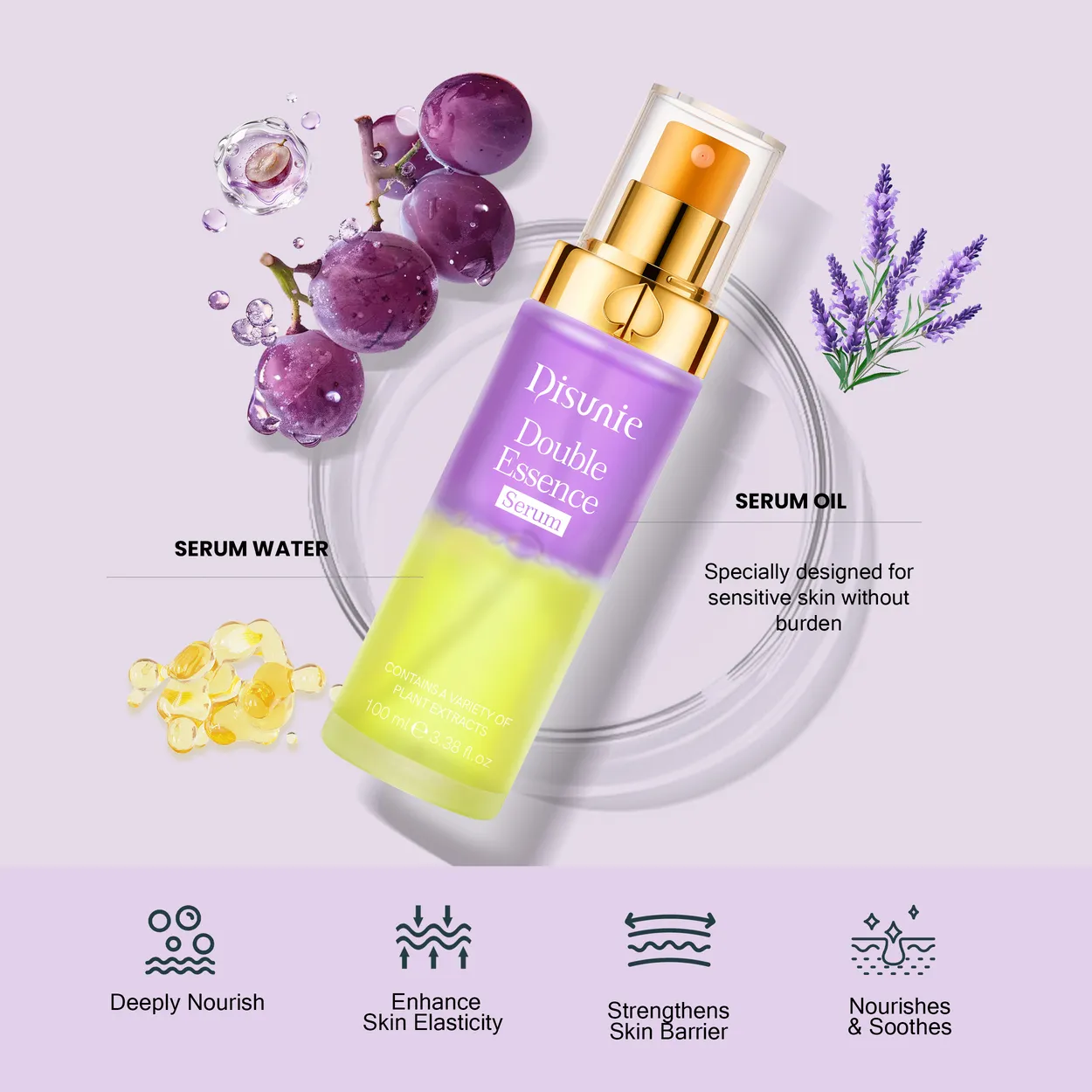 Disunie Rosemary Oil Serum Supplier | Ceramide Skin Barrier Wholesale
