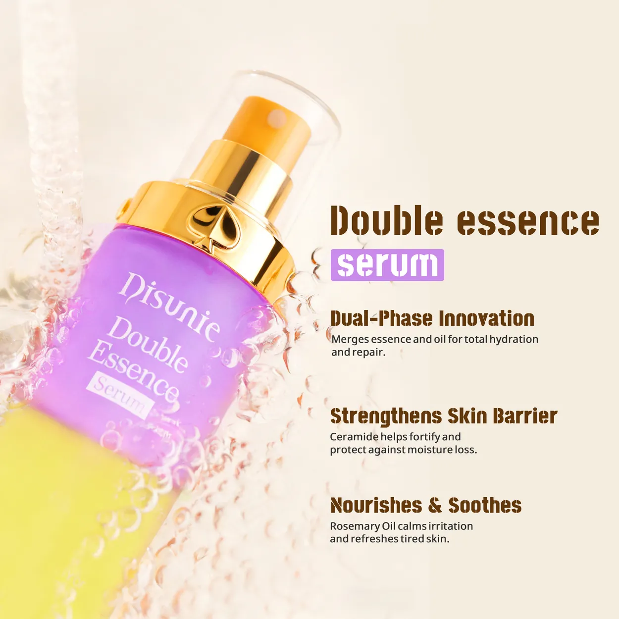 Disunie Rosemary Oil Serum Supplier | Ceramide Skin Barrier Wholesale
